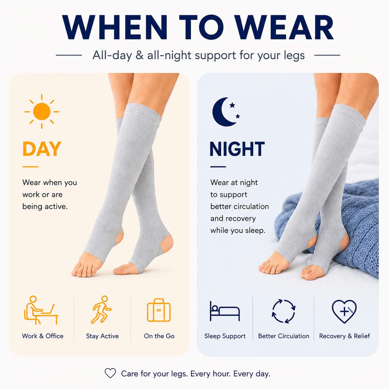 Premium Bamboo Compression Stockings
